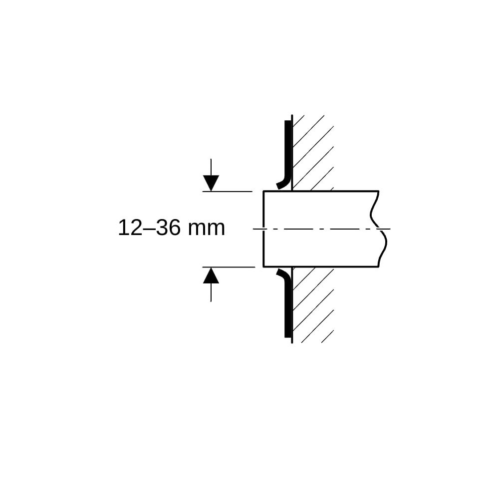 Geberit Abdichtscheibe für Anschlüsse... GEBERIT-601812001 4025416218272 (Abb. 7)