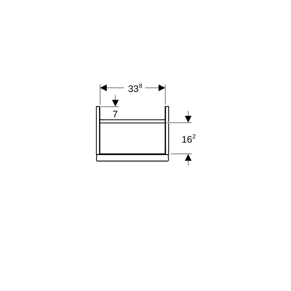 Geberit iCon Unterschrank für Handwaschbecken, 1 Tür 38x41,5cm, Tür rechts, Lava lac... GEBERIT-502300JK1 4025410942180 (Abb. 9)