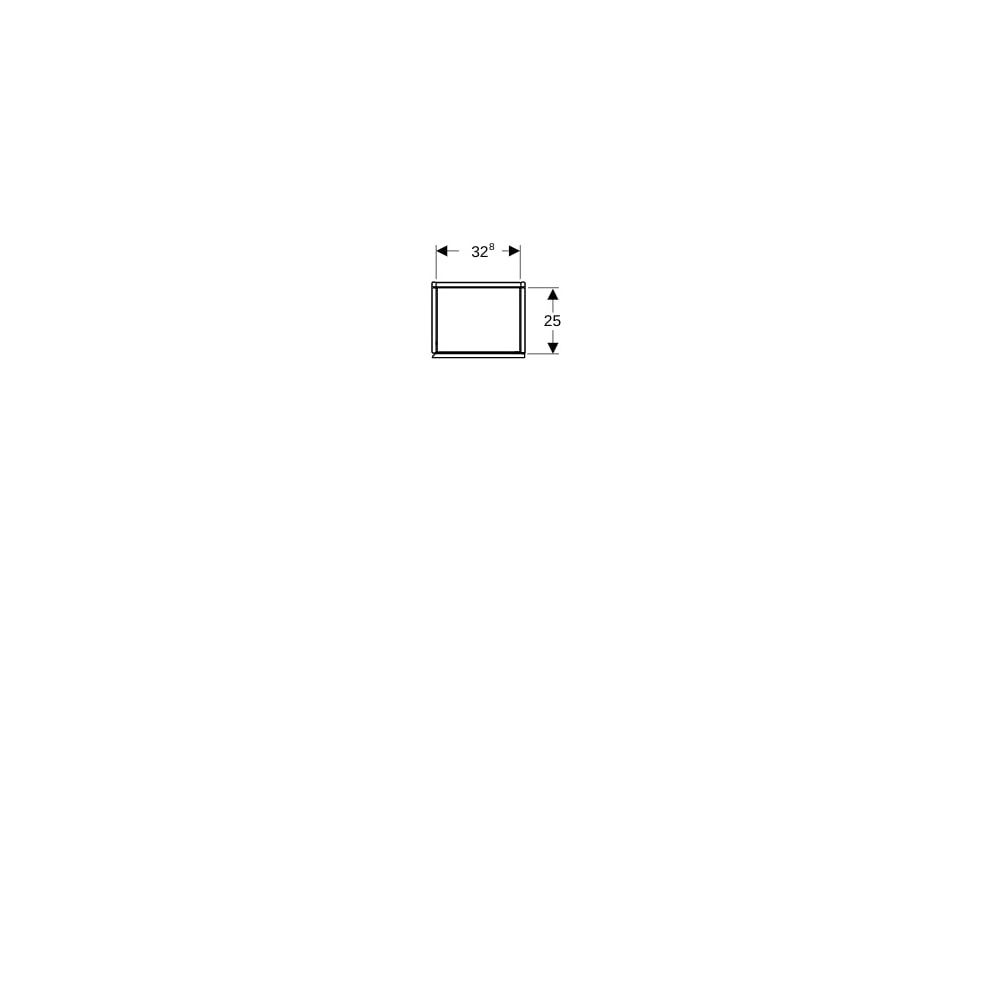 Geberit iCon Hochschrank mit 1 Tür, 36x180x29,1cm, Weiß lackiert hochglänzend... GEBERIT-502316011 4025410941619 (Abb. 7)