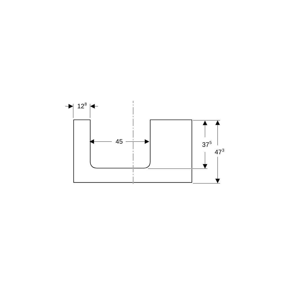Geberit ONE Waschtischplatte Ausschnitt links, für Aufsatzwaschtisch rechteckig, 90x... GEBERIT-505303005 4025410937216 (Abb. 7)