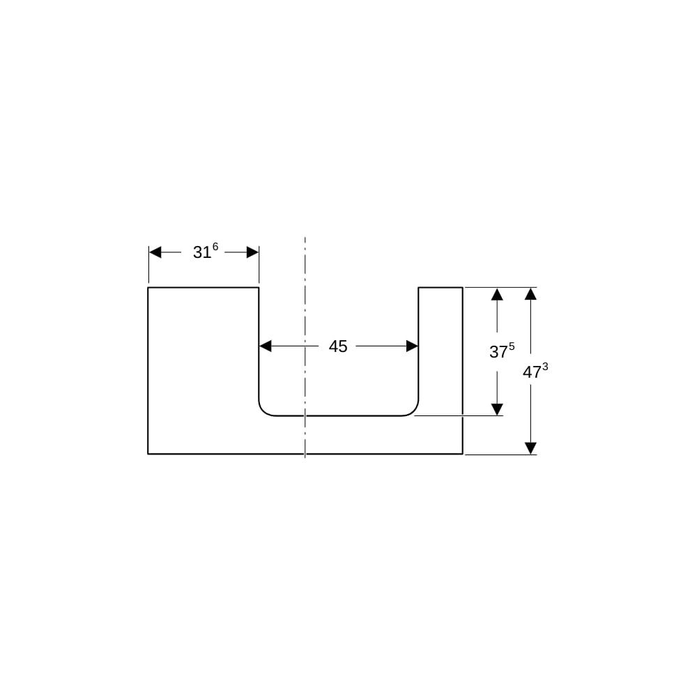 Geberit ONE Waschtischplatte Ausschnitt rechts, für Aufsatzwaschtisch rechteckig, 90... GEBERIT-505323004 4025410937629 (Abb. 7)