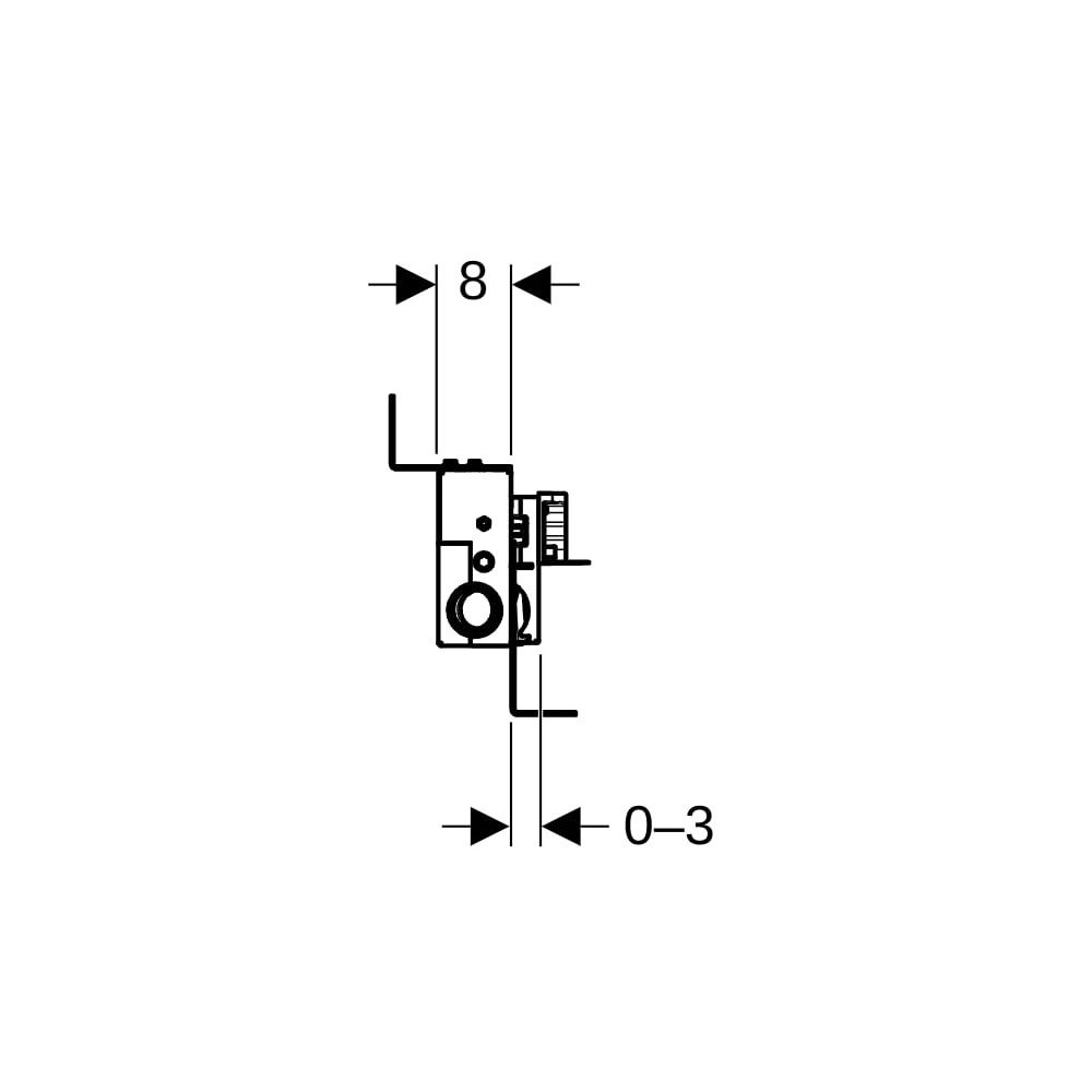Geberit Kombifix Element für Dusche, mit Wandablauf, für Estrichhöhe am Einlauf 90-2... GEBERIT-457534001 4025416288992 (Abb. 9)