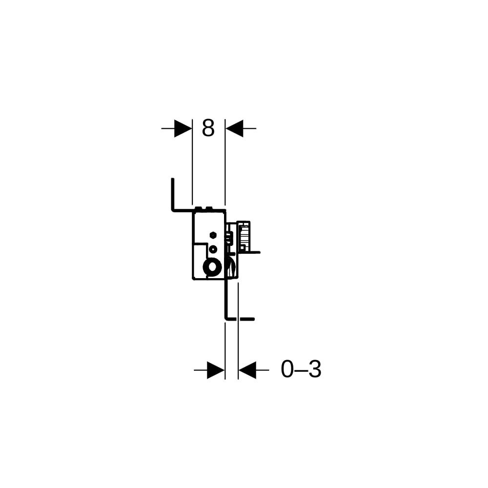 Geberit Kombifix Element für Dusche, mit Wandablauf, für Estrichhöhe am Einlauf 65-9... GEBERIT-457536001 4025416289036 (Abb. 9)