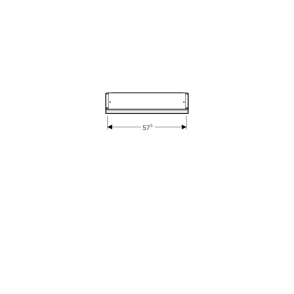 Geberit ONE Spiegelschrank mit ComfortLight, 1 Tür rechts, AP-Montage, Höhe 90cm B 6... GEBERIT-505811001 4025410935076 (Abb. 7)