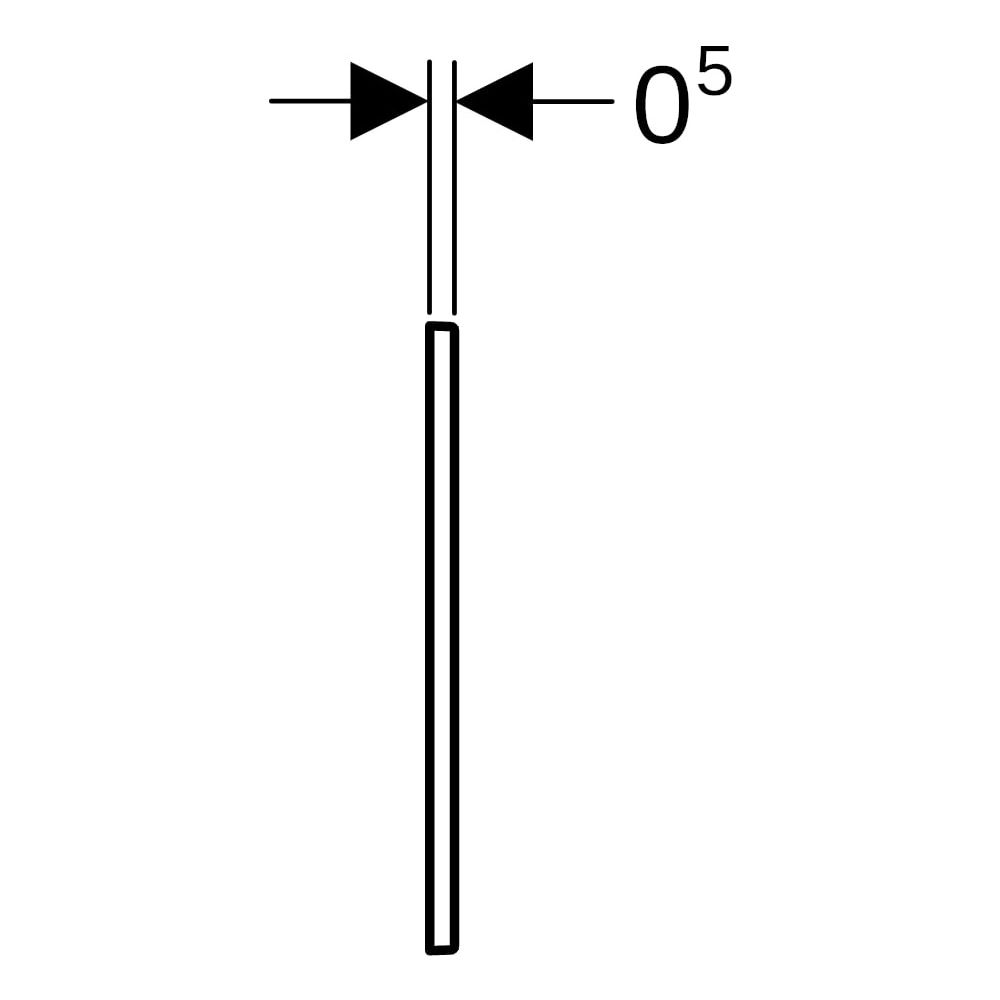 Geberit Abdeckrahmen für Omega60 Drückerplatte, Hochglanz verchromt, 115086211... GEBERIT-115086211 4025416314387 (Abb. 9)