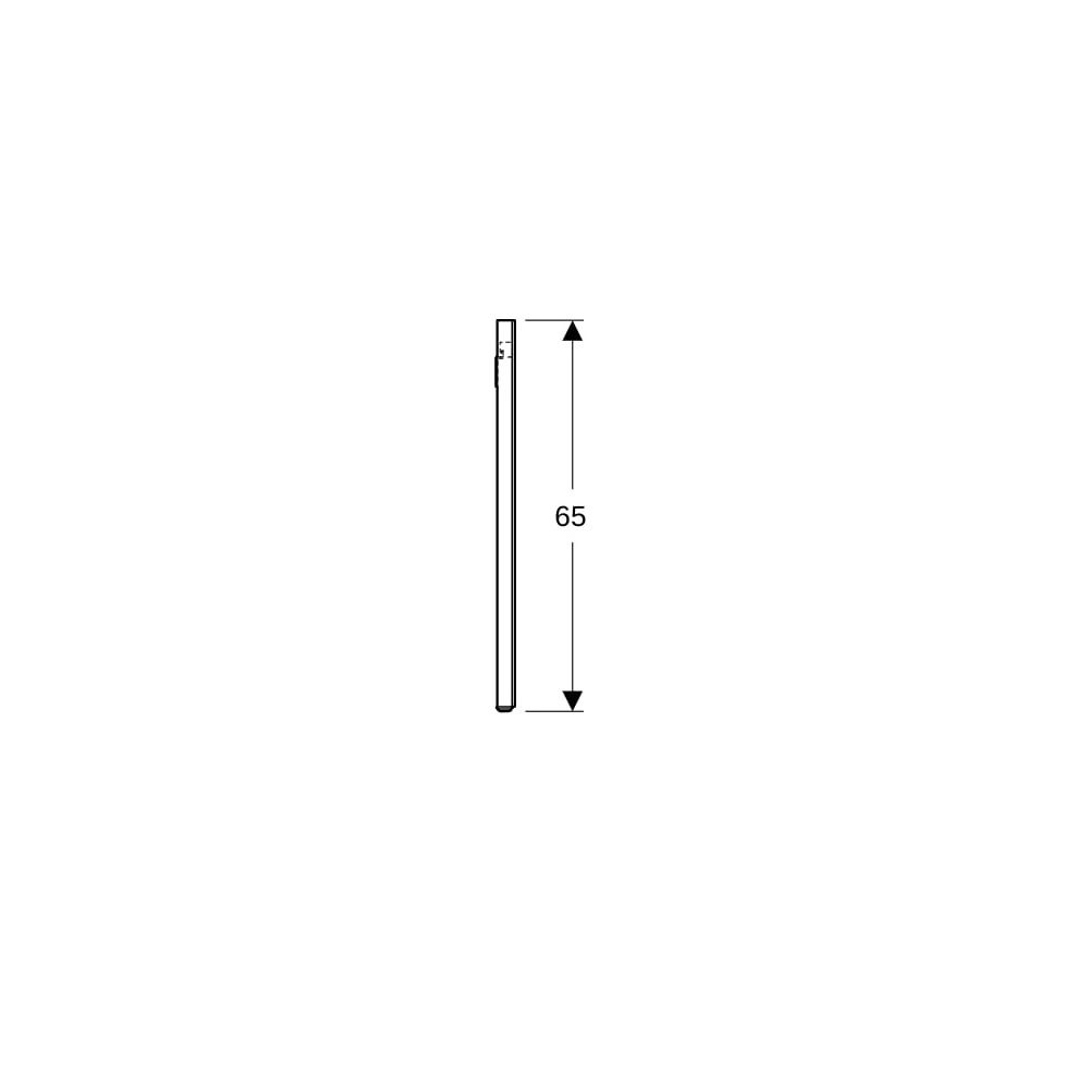 Geberit Option Square Lichtspiegel Beleuchtung beidseitig, Breite 120cm, Höhe 65cm,... GEBERIT-819220000 4022009327632 (Abb. 10)