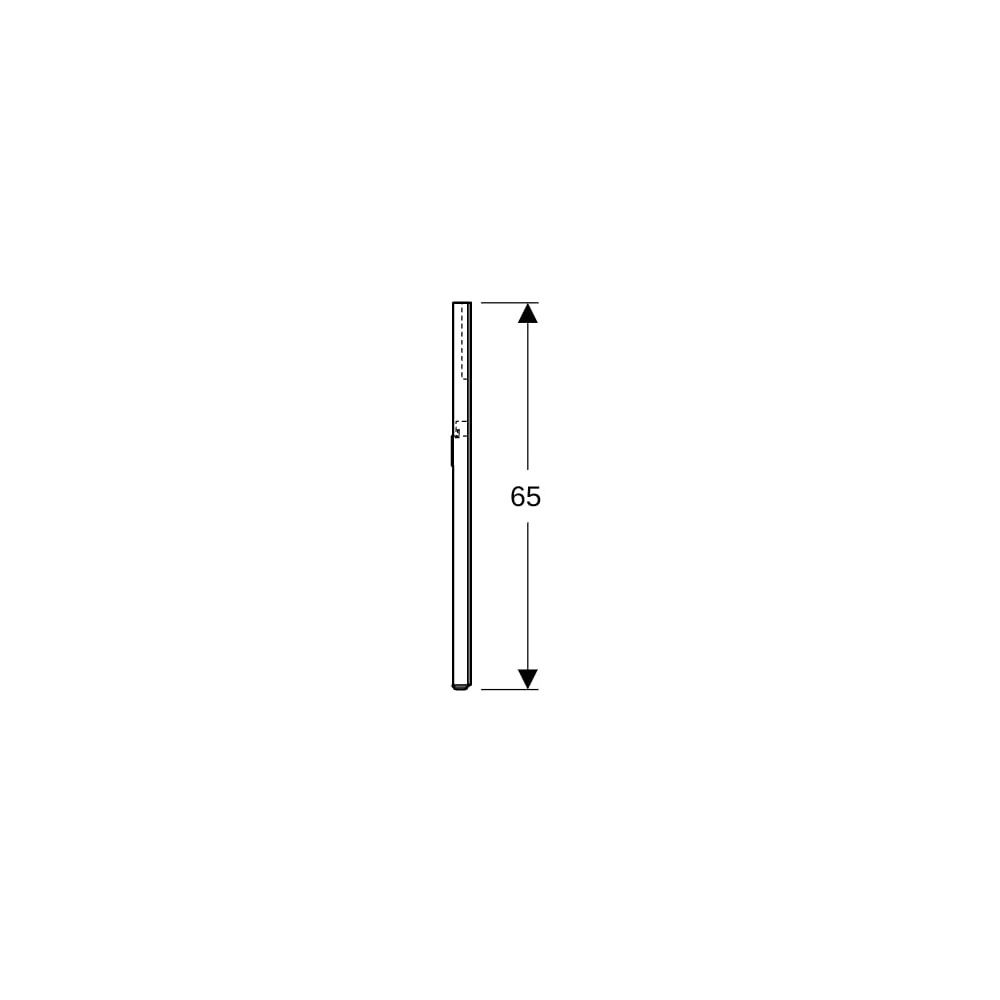 Geberit Option Square Lichtspiegel Beleuchtung oben, Breite 90cm, Höhe 65cm, Alumin... GEBERIT-819200000 4022009327625 (Abb. 10)
