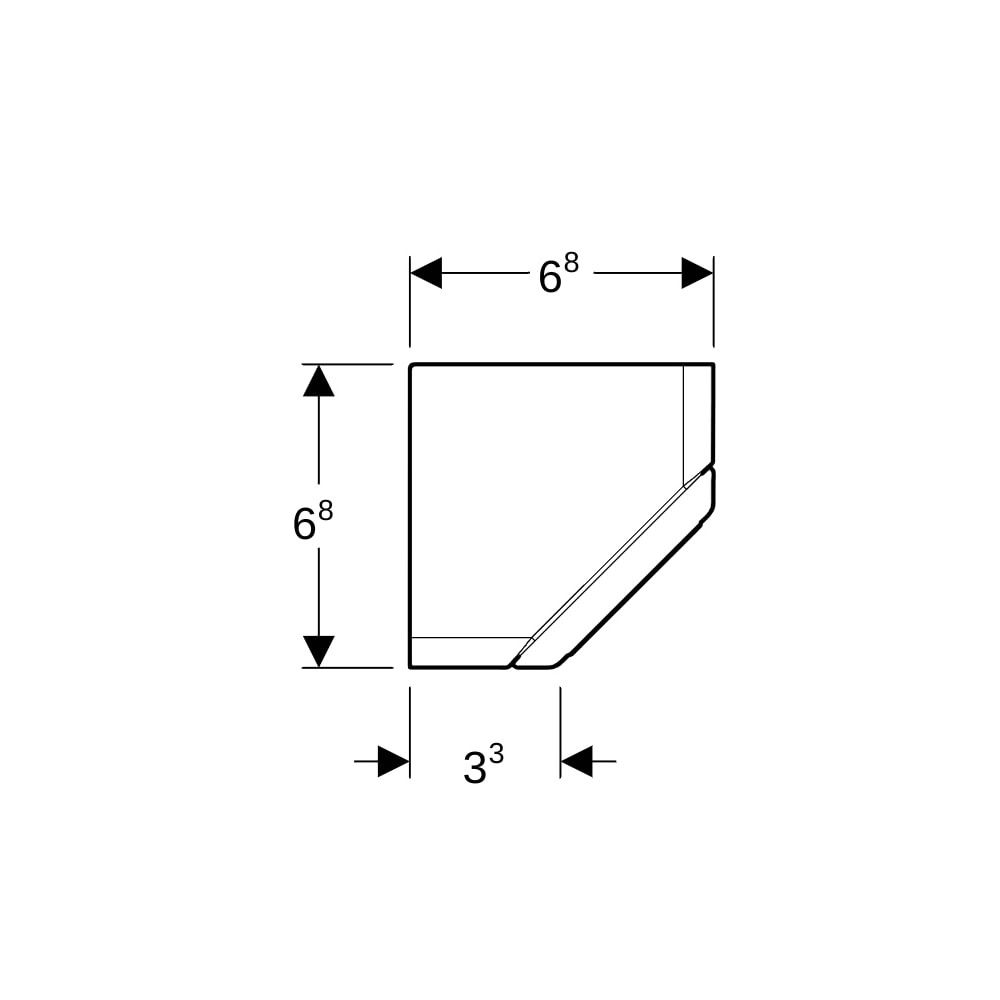 Geberit Steckdosenelement für Geberit ONE Spiegelschrank... GEBERIT-502669001 4025410733054 (Abb. 4)