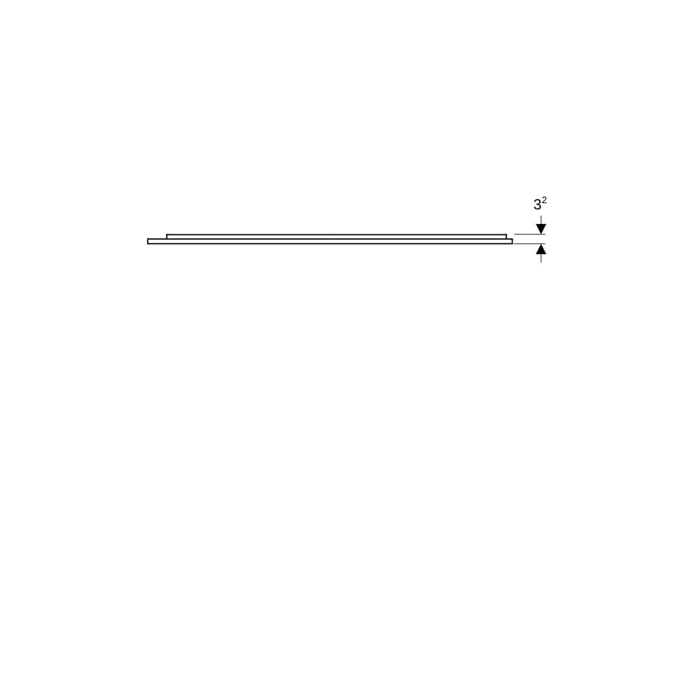 Geberit Option Plus Square Lichtspiegel, direkte, indirekte Beleuchtung, 120x70x3,5c... GEBERIT-502785001 4025410060051 (Abb. 4)