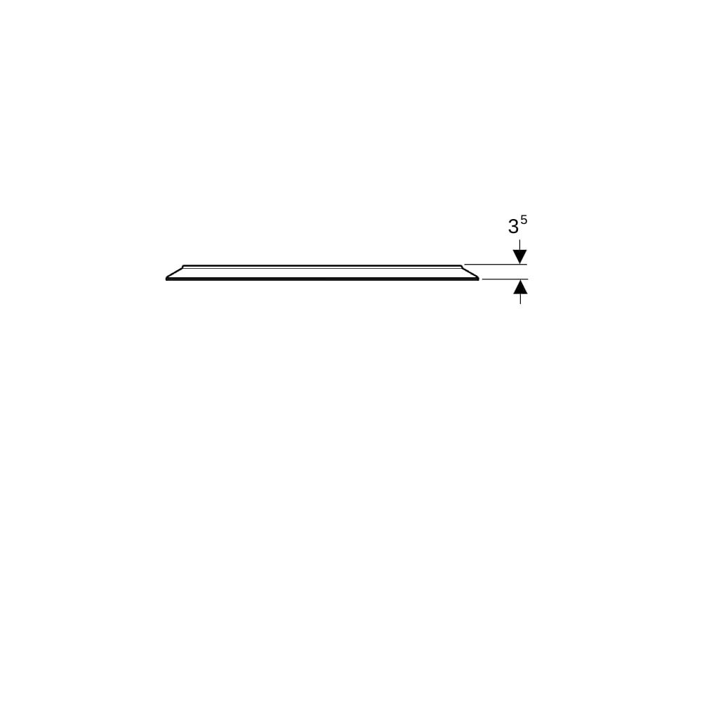 Geberit Option Round Lichtspiegel mit direkter und indirekter Beleuchtung 75x75cm, D... GEBERIT-502798001 4025410060136 (Abb. 4)