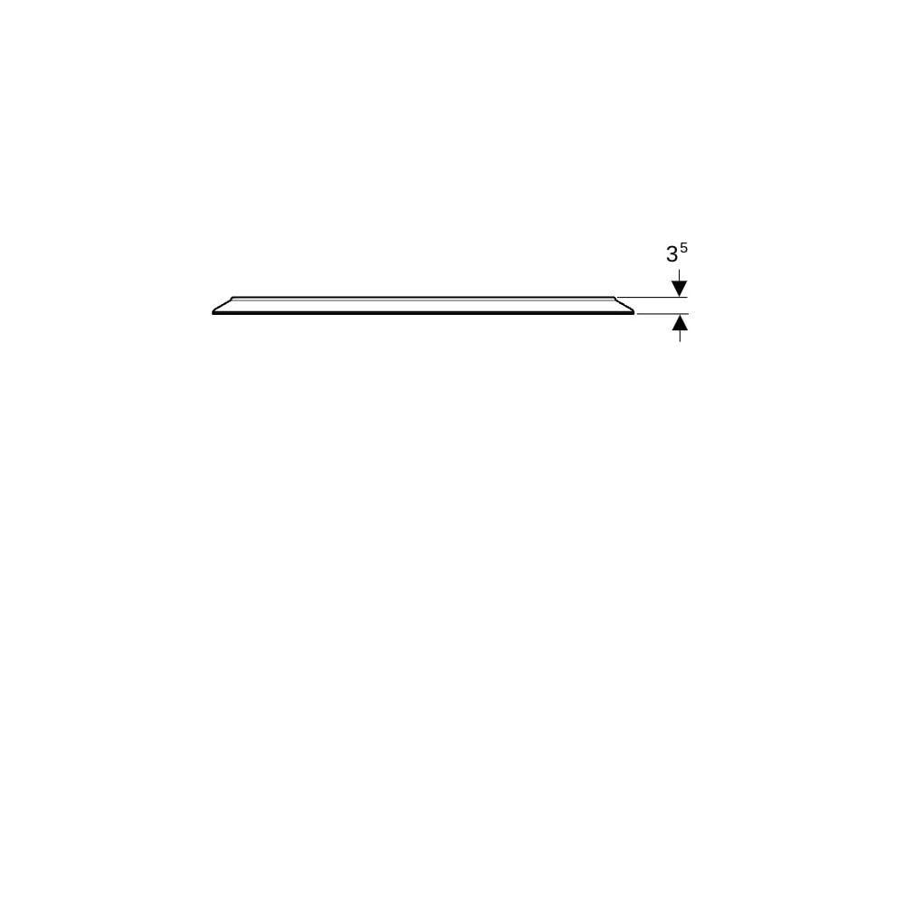 Geberit Option Round Lichtspiegel mit direkter und indirekter Beleuchtung 90x90cm, D... GEBERIT-502799001 4025410060143 (Abb. 4)