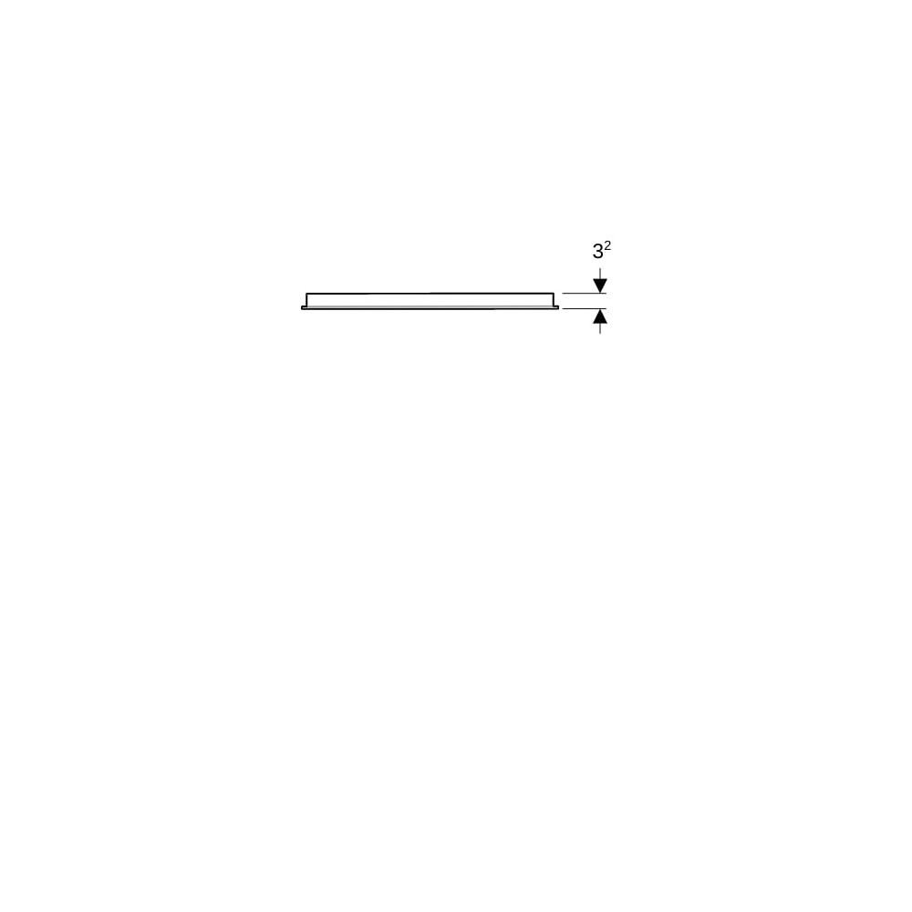 Geberit Option Basic Square Lichtspiegel Beleuchtung oben, 60x90x3cm, Aluminium elox... GEBERIT-502812001 4025410060259 (Abb. 4)