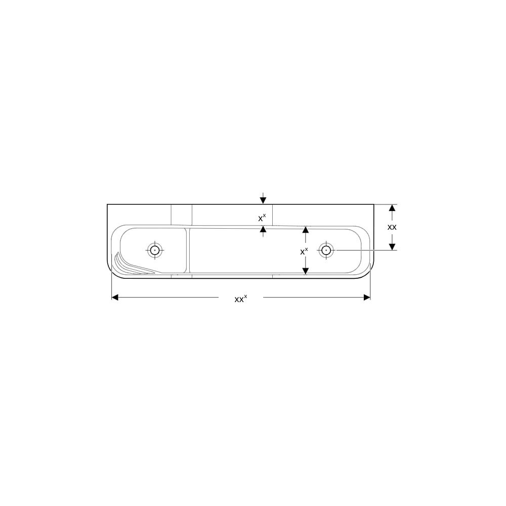 Geberit Bambini Spiel-/Waschlandschaft, 3 Waschplätze, tieferes Becken rechts B 140c... GEBERIT-502976SX2 4064746000768 (Abb. 4)