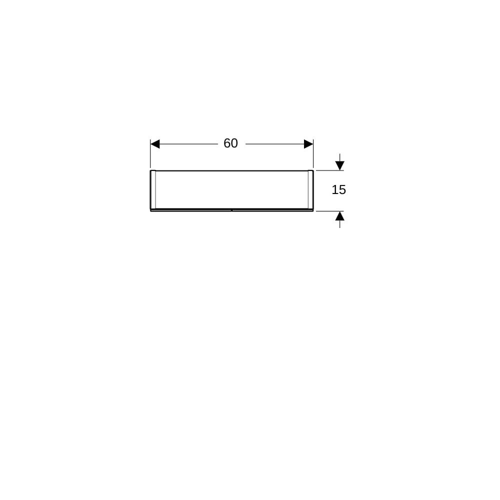 Geberit Option Spiegelschrank, Beleuchtung, 2 Türen, 60x70x15cm, CEE 7/4,7/3, verspi... GEBERIT-500582001 4025416533832 (Abb. 7)