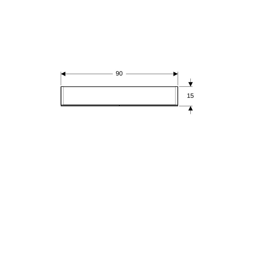 Geberit Option Spiegelschrank, Beleuchtung, 2 Türen, 90x70x15cm, CEE 7/4,7/3, verspi... GEBERIT-500583001 4025416533849 (Abb. 7)