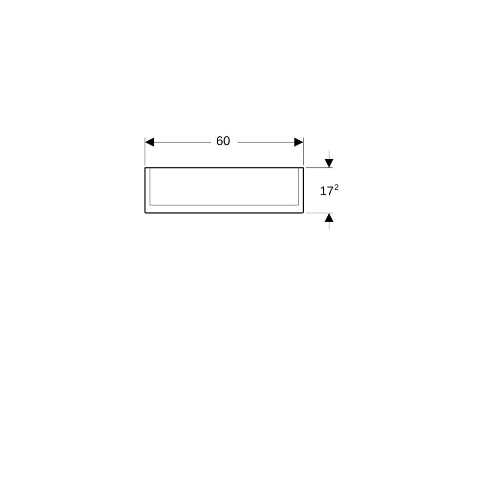 Geberit Option Plus Spiegelschrank, Beleuchtung, 2 Türen, 60x70x17,2cm, CEE 7/4,7/3,... GEBERIT-500593001 4025416533993 (Abb. 7)