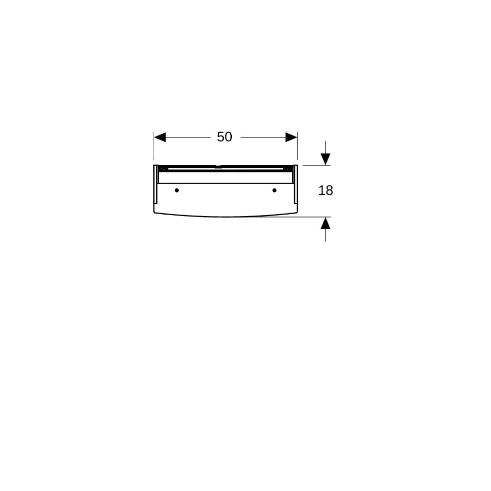 Geberit Option Basic Spiegelschrank, Beleuchtung, 2 Türen, 50x67,7x18cm, CEE 7/4,7/3... GEBERIT-500257001 4025416354840 (Abb. 7)