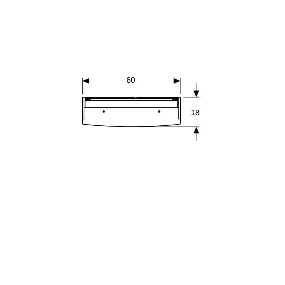 Geberit Option Basic Spiegelschrank, Beleuchtung, 2 Türen, 60x67,7x18cm, CEE 7/4,7/3... GEBERIT-500273001 4025416428954 (Abb. 7)