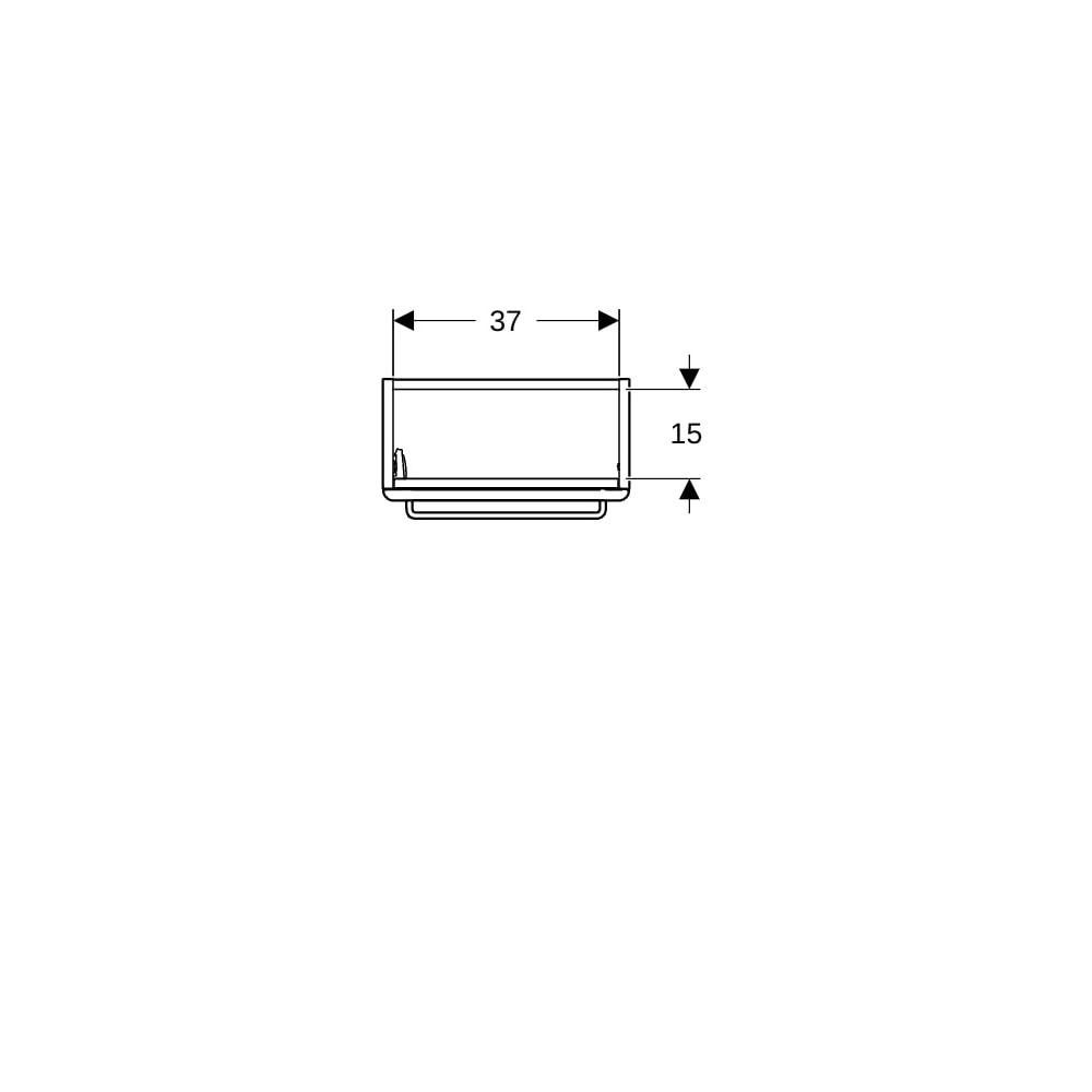 Geberit Renova Compact Unterschrank für Handwaschbecken Tür verk. Ausl. 408x605x231c... GEBERIT-501924421 4025410905543 (Abb. 7)