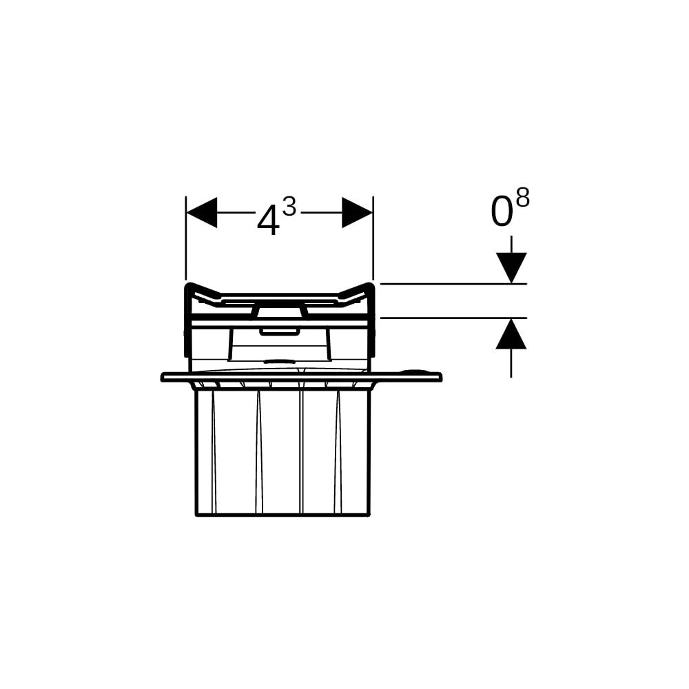 Geberit CleanLine 20 Duschrinne, Länge 30-130cm, Edelstahl elektropoliert, Edelstah... GEBERIT-154451KS1 4025416497325 (Abb. 10)