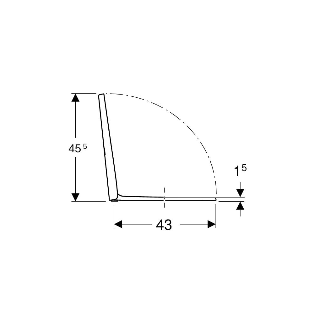 Geberit iCon WC-Sitz mit Absenkautomatik, Quick-Release-Scharniere abschließbar, Be... GEBERIT-501660011 4025410868213 (Abb. 10)