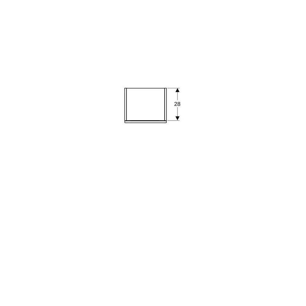 Geberit Smyle Square Mittelhochschrank mit 1 Tür, 36x118x29,9cm, Nussbaum hickory Me... GEBERIT-500361JR1 4025416432340 (Abb. 7)