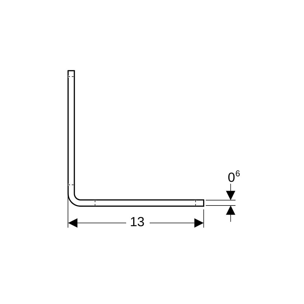 Geberit GIS Montagewinkel 13x13cm, 461185001... GEBERIT-461185001 4025410944931 (Abb. 7)