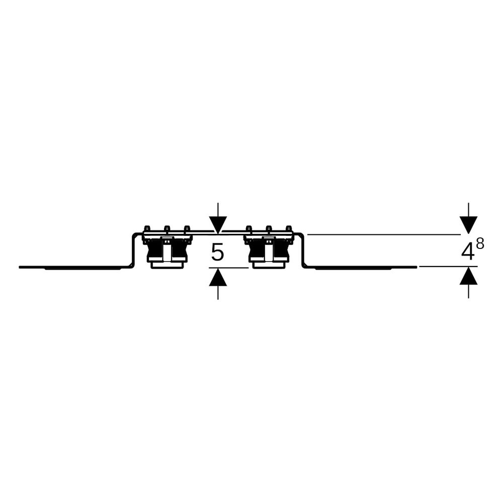 Geberit PushFit Anschlussdose 90 Grad mit Schnellkupplung, vormontiert, Außendurchme... GEBERIT-650790003 4025410947772 (Abb. 9)