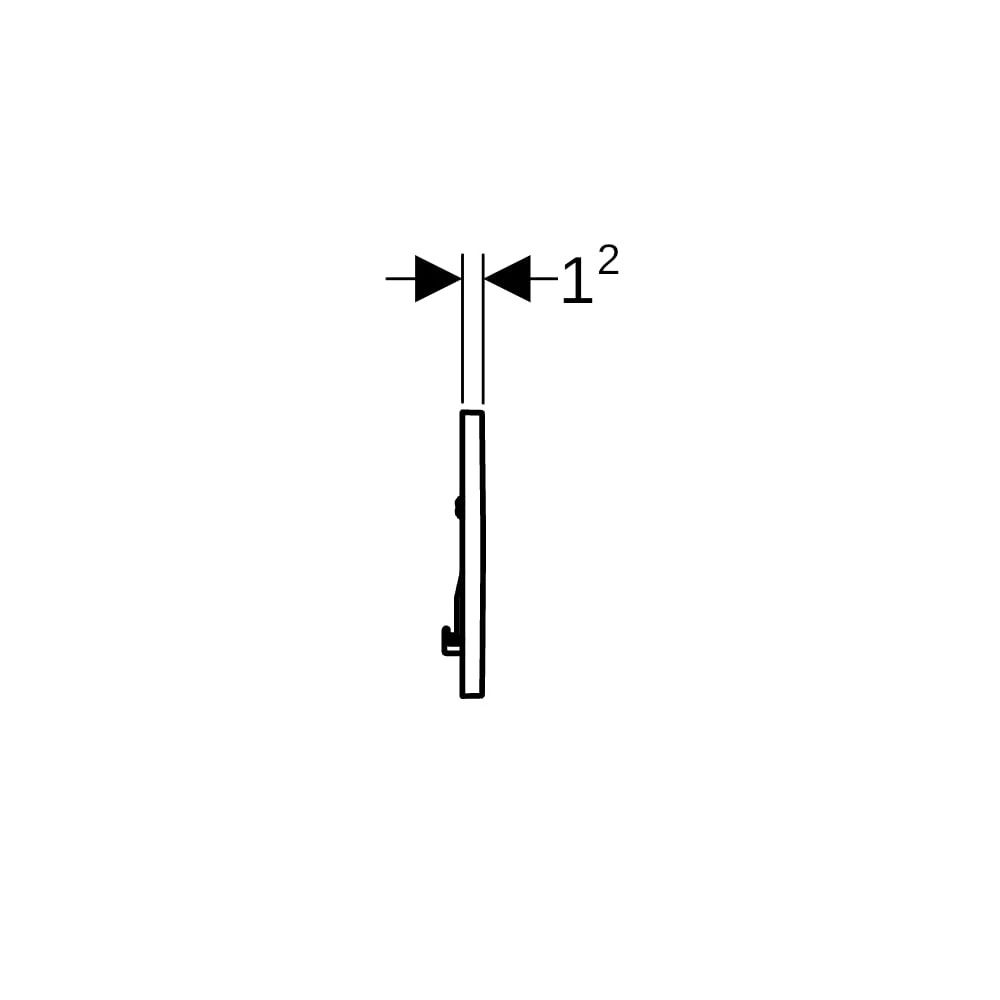 Geberit Sigma 10 (ex Sigma 30) Drückerplatte/Spül-Stopp-Spülung, Weiß, Hochglanz ver... GEBERIT-115893KJ1 4025416516774 (Abb. 8)