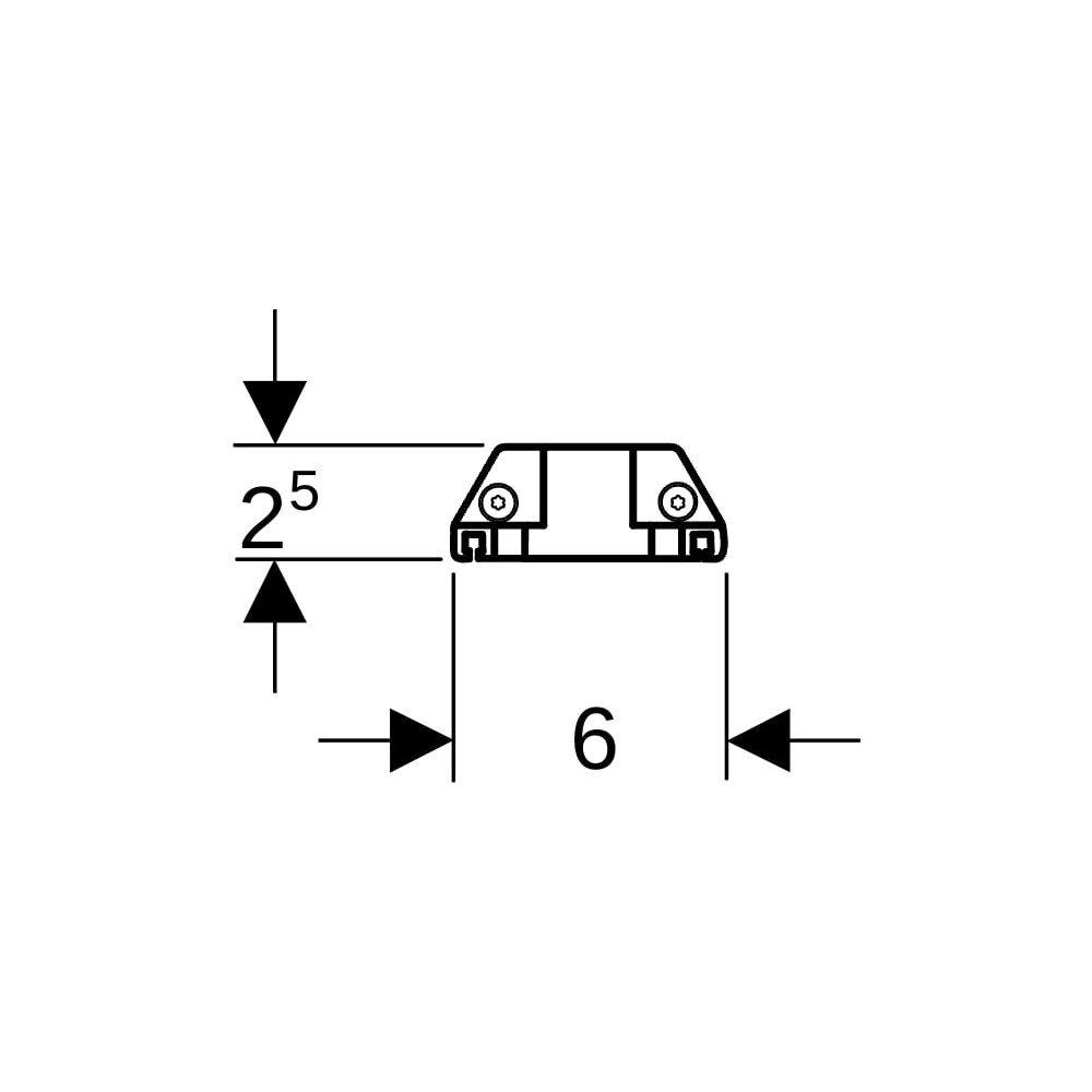 Geberit Steckdosenelement mit ComfortLight-Modul für Unterschränke mit Breite 105-1... GEBERIT-505095002 4025410630827 (Abb. 14)