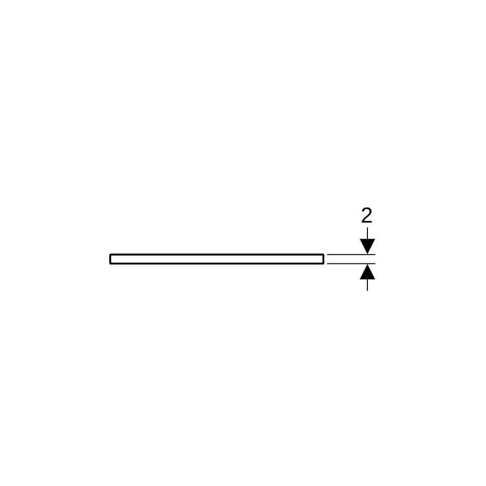 Geberit ONE Waschtischplatte Ausschnitt rechts Steinzeug für Aufsatzwaschtisch Schal... GEBERIT-505145001 4025410631213 (Abb. 9)
