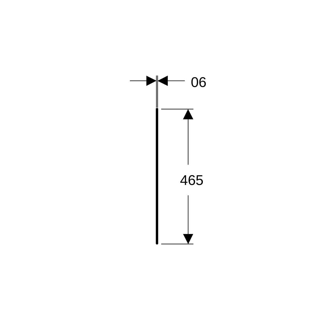 Geberit ONE Abdeckung für Seitenschrank und Seitenelement, Glas 45x0,6x46,5cm, lava,... GEBERIT-505082002 4025410646804 (Abb. 9)