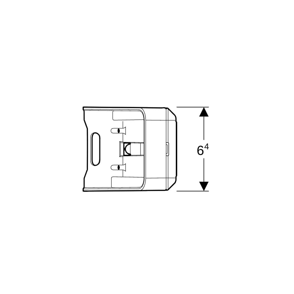 Geberit Steckdosenelement für Geberit ONE Spiegelschrank... GEBERIT-502669001 4025410733054 (Abb. 6)