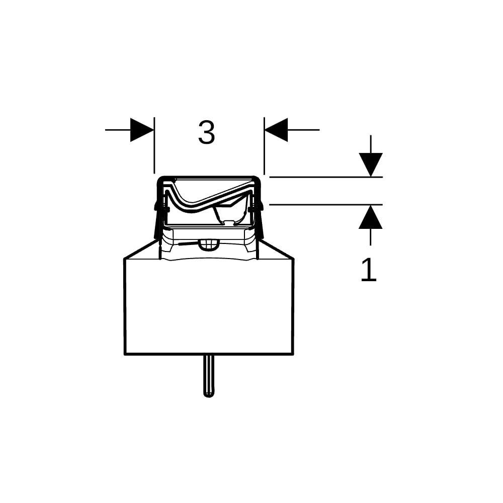 Geberit CleanLine50 Duschrinne Länge 30-90cm, Edelstahl gebürstet, Baujahr 2025... GEBERIT-154446KS2 4064746051197 (Abb. 7)