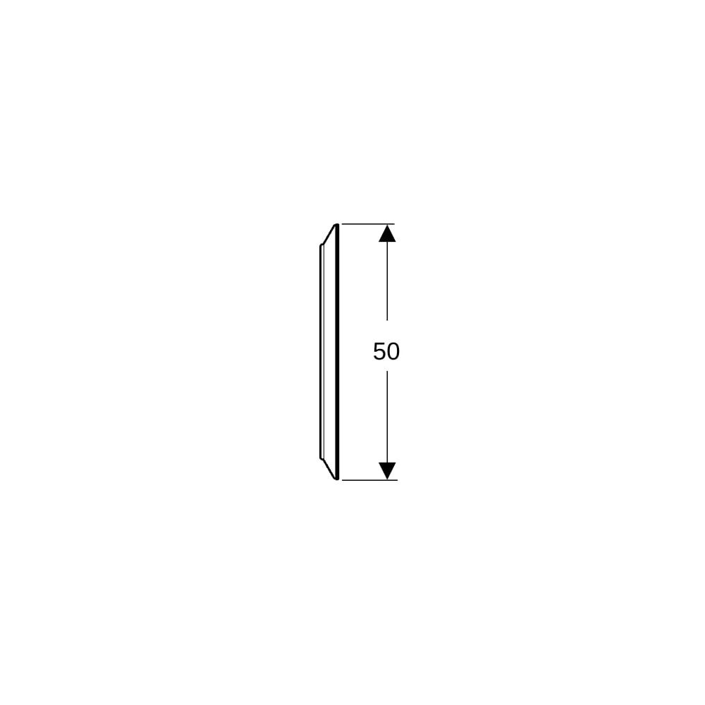 Geberit Option Round Lichtspiegel mit direkter und indirekter Beleuchtung 50x50cm, D... GEBERIT-502796001 4025410060112 (Abb. 6)