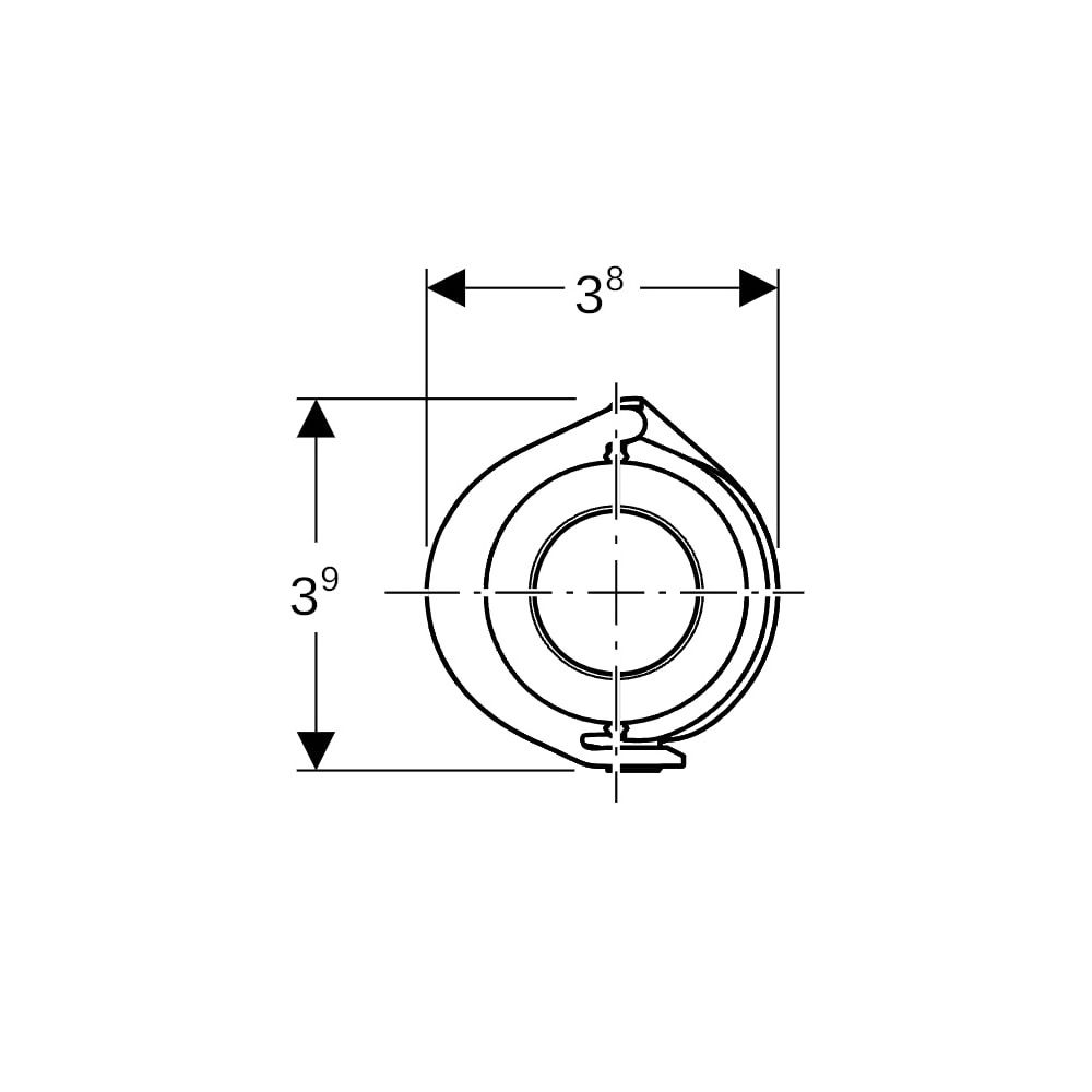 Geberit FlowFit Manschette d 16mm, 619720001... GEBERIT-619720001 4025416603016 (Abb. 5)