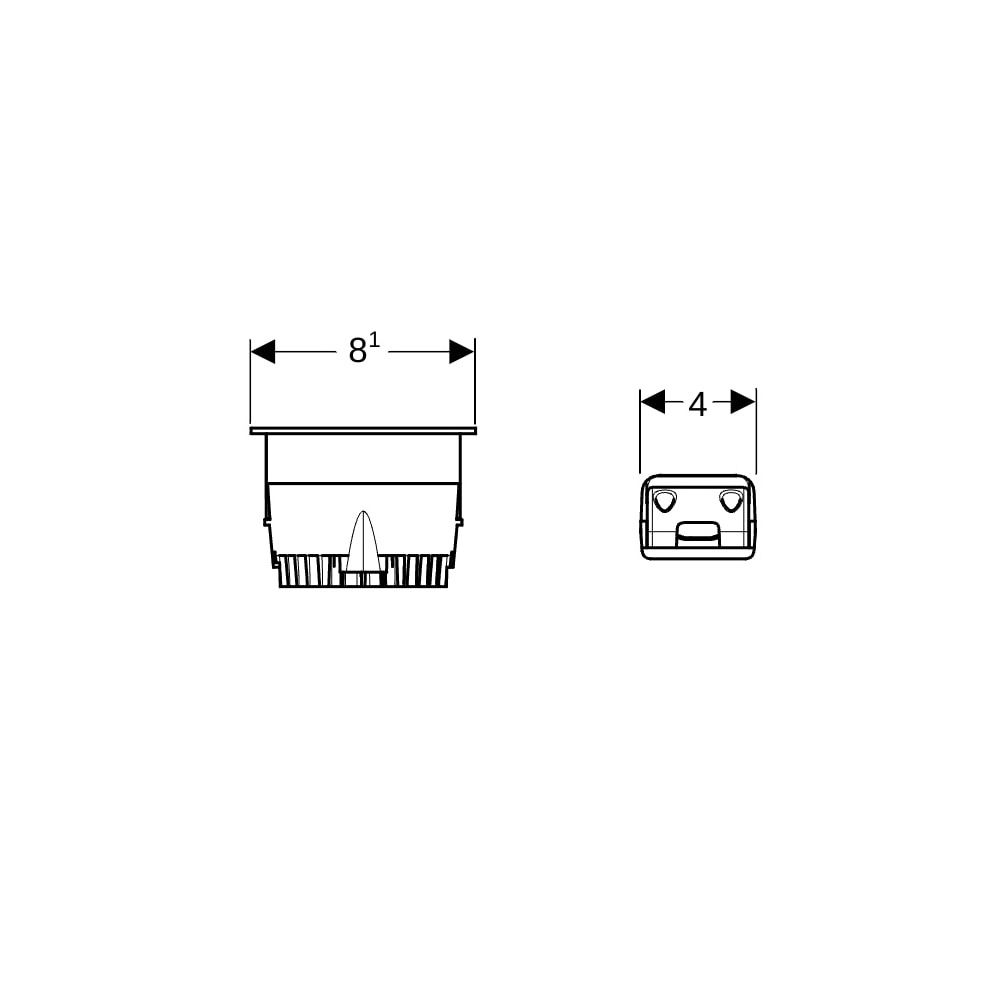 Geberit LED Deckenspot mit DALI für ComfortLight, Weiß... GEBERIT-502925011 4025410086297 (Abb. 5)