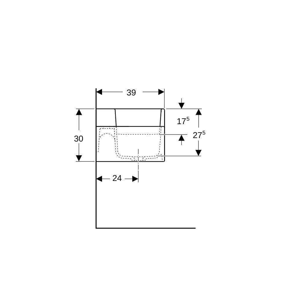 Geberit Bambini Spiel-/Waschlandschaft, 2 Waschplätze, tieferes Becken links B 90cm,... GEBERIT-502973SX1 4064746000287 (Abb. 6)