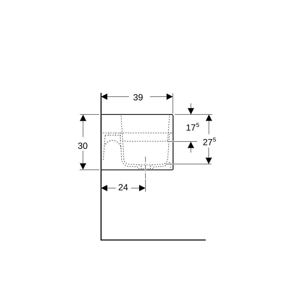 Geberit Bambini Spiel-/Waschlandschaft, 2 Waschplätze, tieferes Becken rechts B 90cm... GEBERIT-502974FY2 4064746000362 (Abb. 6)