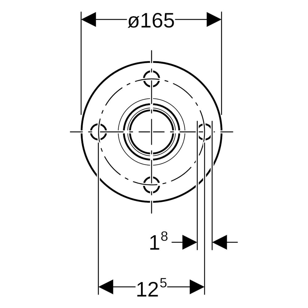 Geberit Mapress Edelstahl Flansch PN 10/16, mit Pressmuffe D 54mm, DN 50... GEBERIT-33738 4024723337386 (Abb. 11)