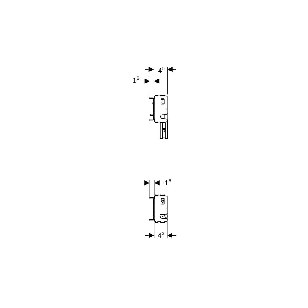 Geberit GIS Set Bambini Spiel- und Waschlandschaft für Armaturen Modell Für 1 Wascht... GEBERIT-461199001 4025410934413 (Abb. 8)