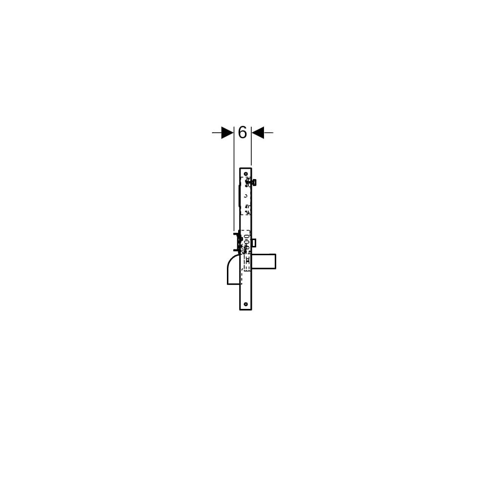 Geberit Duofix Traversenelement für WT Standarmatur, für Metall-, Holzständerwände... GEBERIT-111464002 4064746029967 (Abb. 5)