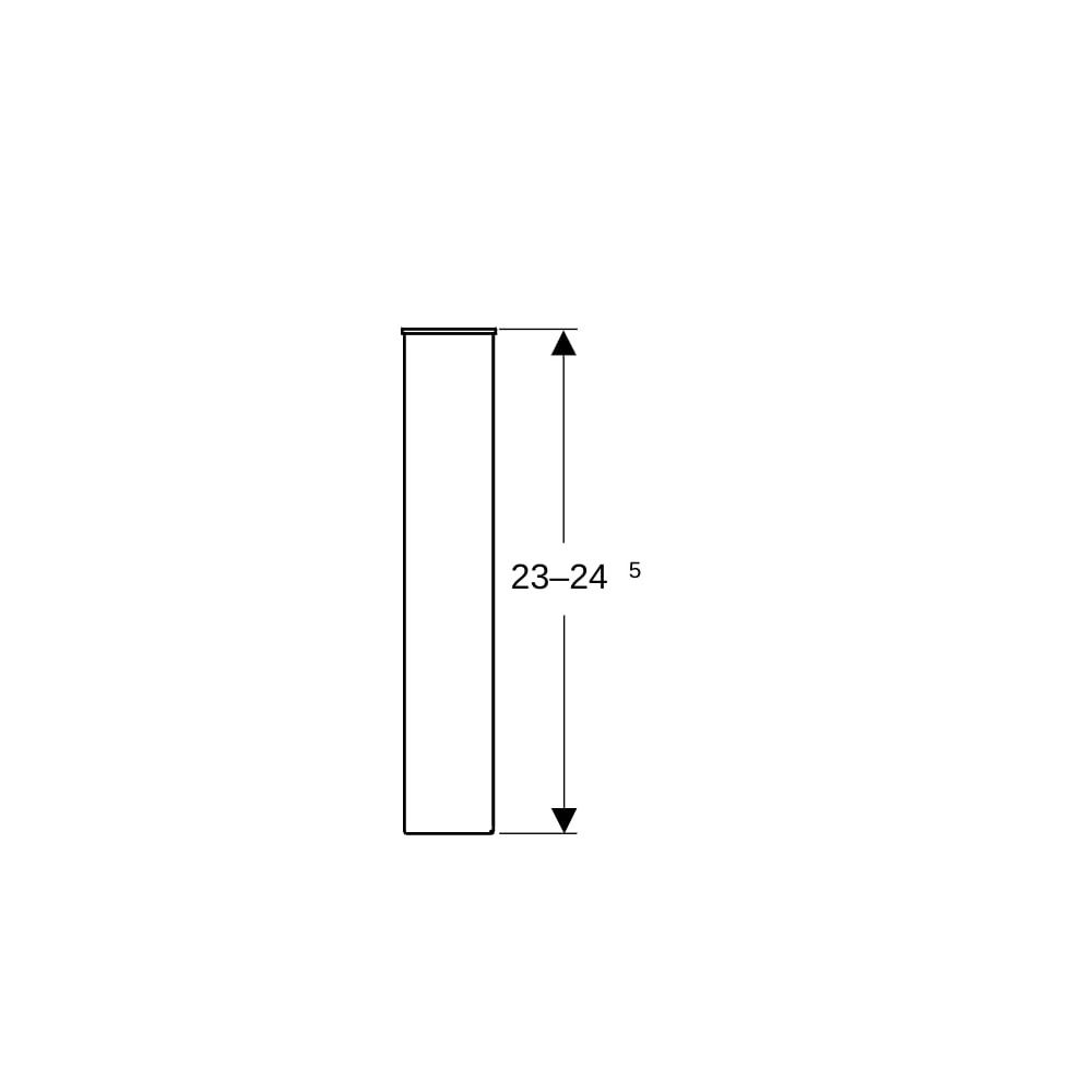 Geberit Set Füße Höhe 23-24,5cm, verchromt... GEBERIT-501919001 4025410905444 (Abb. 9)