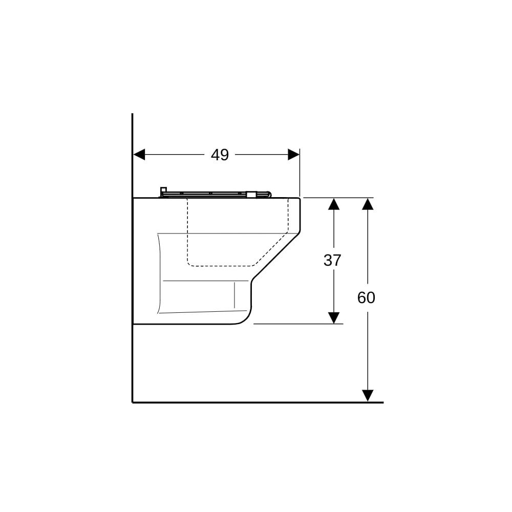 Geberit Publica Ausguss mit Klapprost, 40x37x49cm... GEBERIT-201680600 4022009315875 (Abb. 9)