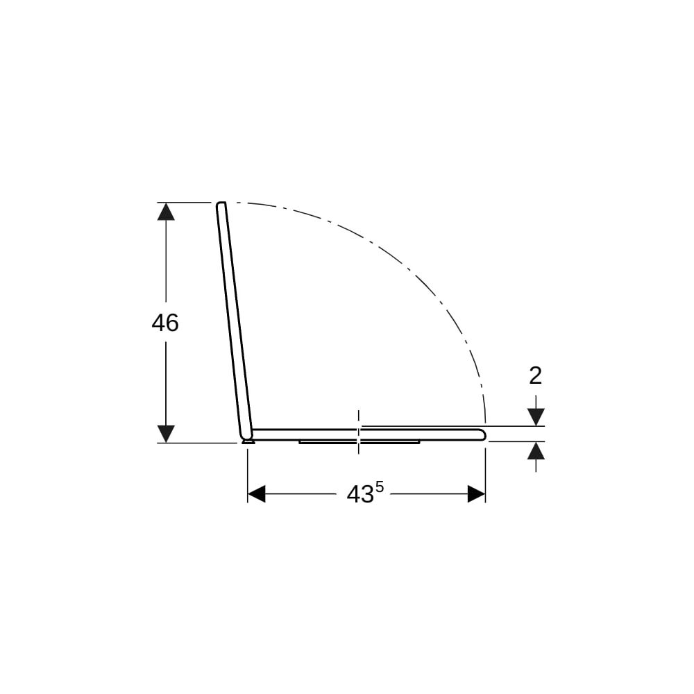 Geberit Renova WC-Sitz oval, Befestigung von unten Absenkautomatik nein, Befestigun... GEBERIT-572165000 4022009265187 (Abb. 10)