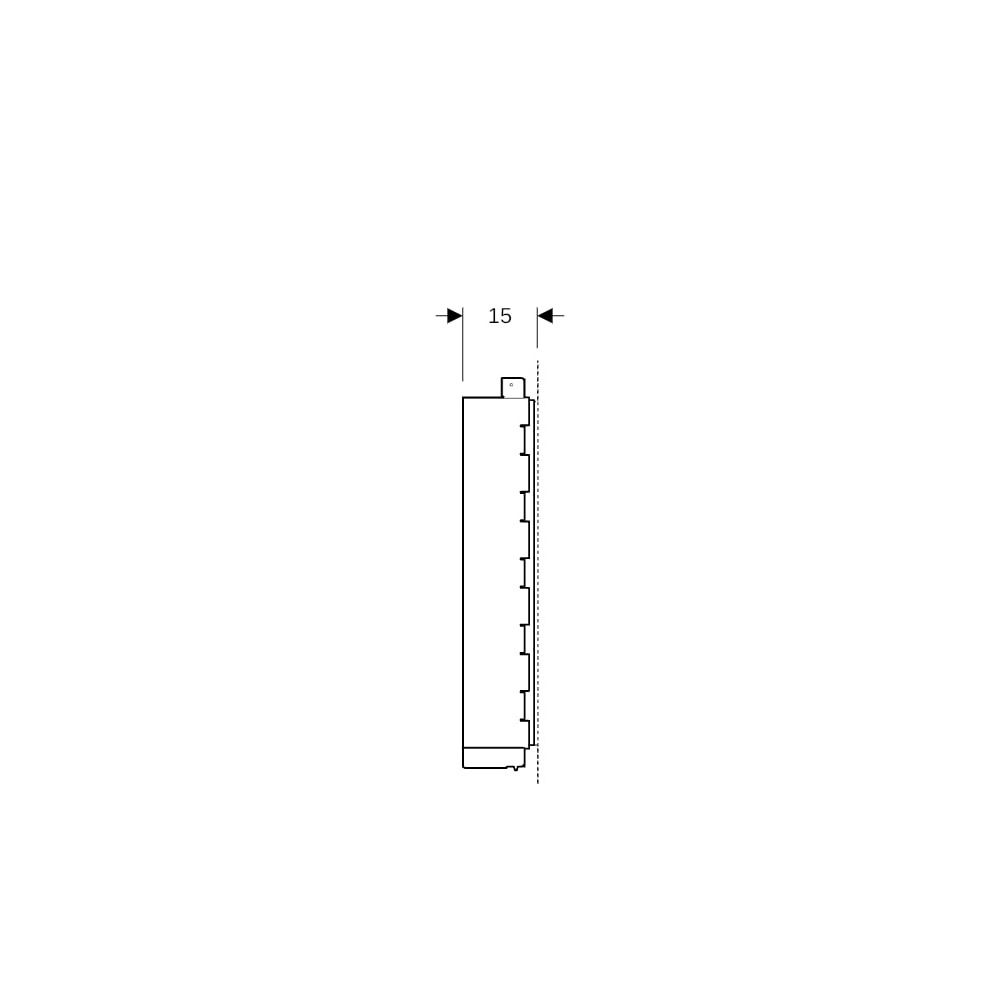 Geberit Duofix Element für Nischenablagebox 50x87x15cm mit Einlegeböden... GEBERIT-111590001 4025416452607 (Abb. 7)