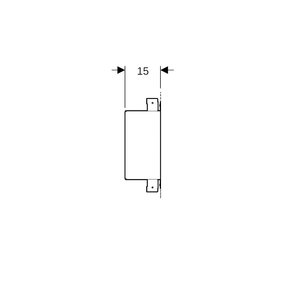 Geberit Duofix Element für Nischenablagebox 50x30x15cm, befliesbar... GEBERIT-111594001 4025416454489 (Abb. 8)