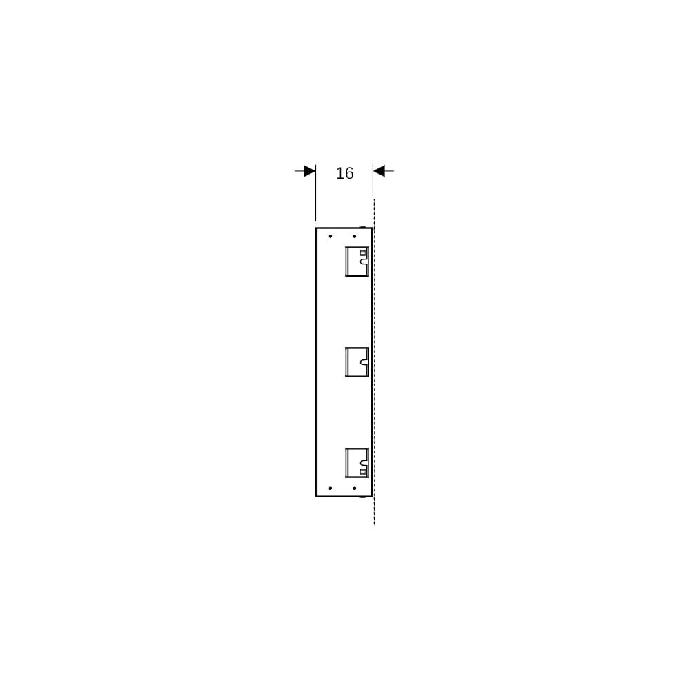 Geberit GIS Element für Nischenablagebox mit Einlegeböden... GEBERIT-461790001 4025416454519 (Abb. 7)