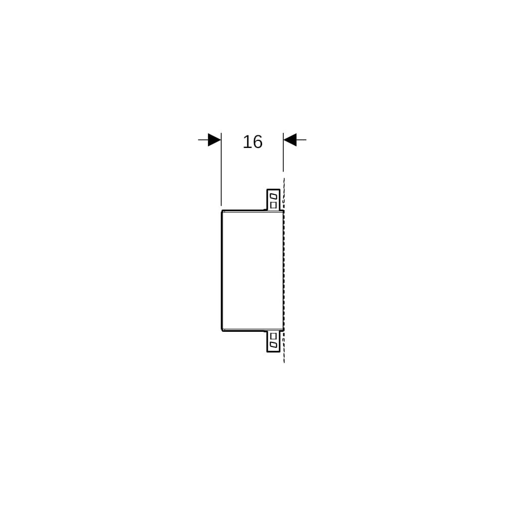 Geberit GIS Element für Nischenablagebox befliesbar... GEBERIT-461794001 4025416454533 (Abb. 8)