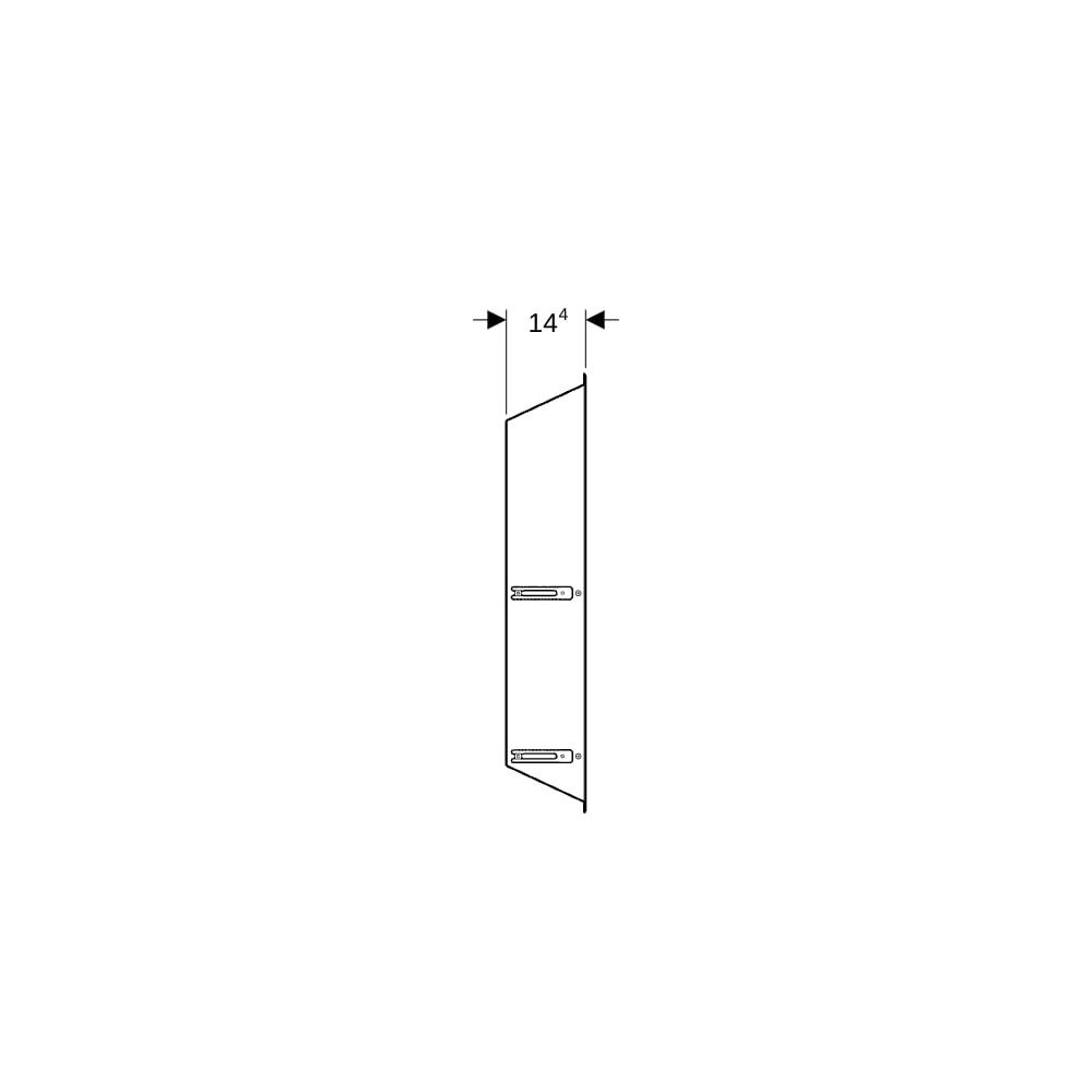 Geberit Nischenablagebox mit Einlegeböden Umbragrau/pulverbeschichtet... GEBERIT-154291001 4025416457770 (Abb. 7)